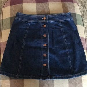 Madewell denim skirt